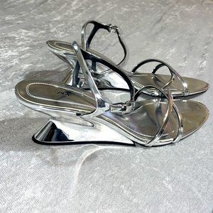 Zara Metallic Sandals